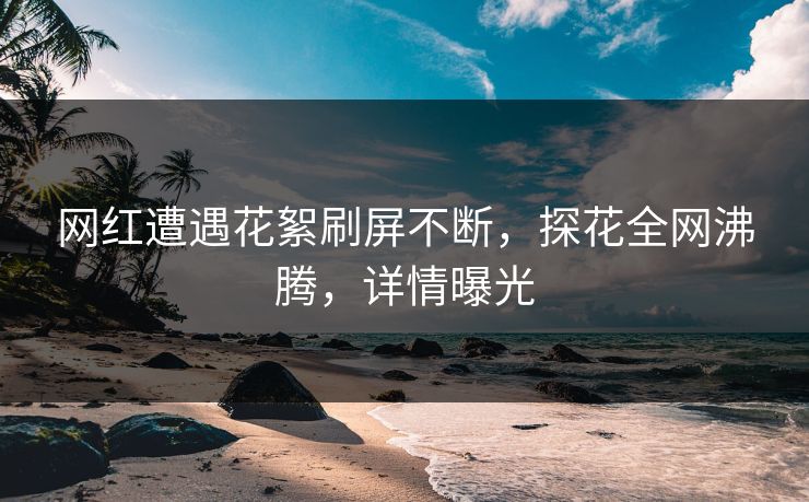 网红遭遇花絮刷屏不断，探花全网沸腾，详情曝光