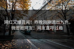 网红又爆丑闻！昨晚刚刚流出九色，微密圈网友：网友直呼过瘾