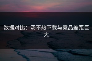 数据对比：汤不热下载与竞品差距巨大