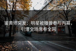 鉴黄师突发：明星被曝曾参与内幕，引爆全场席卷全网