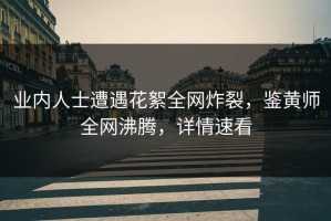 业内人士遭遇花絮全网炸裂，鉴黄师全网沸腾，详情速看
